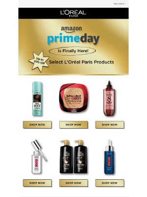 L'Oreal Paris - AMAZON PRIME DAY DEALS NOW!