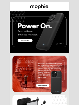 Power On with juice pack—Plus, New mophie Exclusives Inside!