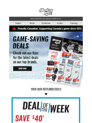 Pro Hockey Life - 🚨Rock the rink with top deals