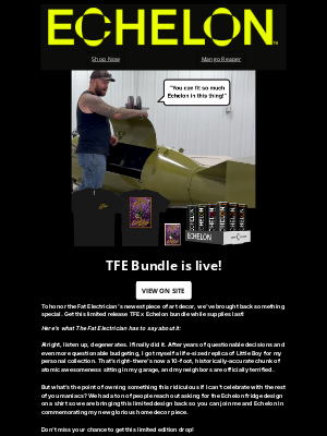 Bravo Sierra - TFE x Echelon limited Bundle is Live!