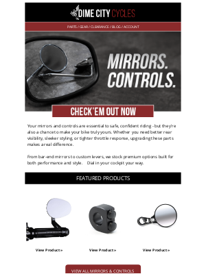 Dime City Cycles - Control Matters 😎🛠️ Style Doesn't Hurt Either