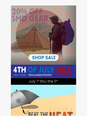 Six Moon Designs - Save Big this 4th - 20% off Six Moon Designs Products