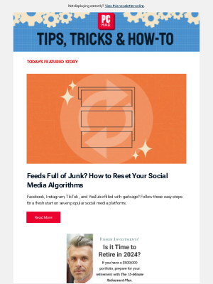 PCMag - Clean Up Your Facebook, TikTok Feeds: How to Reset the Algorithms