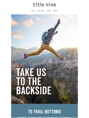Title Nine - T9 hike bottoms: One pair, endless summits ⛰️