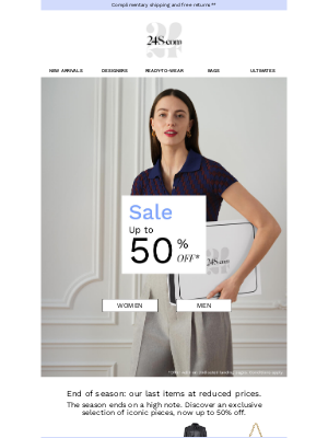 24S - Step into style: 50% off awaits