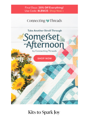 Connecting Threads - Final Hours for Labor Day + Essential Threads Savings