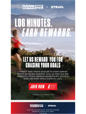 Clif Bar & Co. - Introducing RAISE YOUR BAR Rewards with Strava