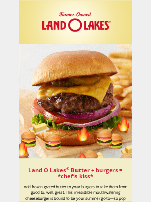 landolakes.com - We’re craving a) Cheeseburgers 🍔 b) Hot Dogs 🌭 c) Chicken 🍗 d) All the above ✅