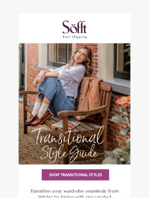 Sofft Shoes - Shop our Transitional Styles Guide