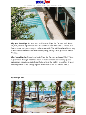 Travelzoo - $699—Upscale Mexico escape: 3 nights w/breakfast, reg. $1620