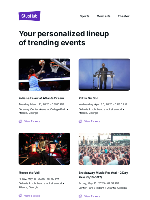 Teespring - Your event lineup