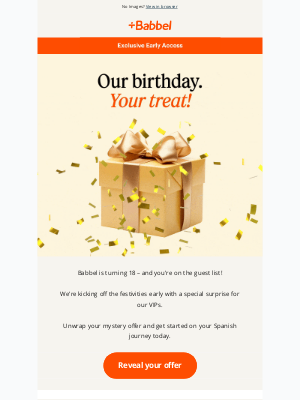Babbel - 🎂 It’s our birthday! Open for your mystery offer