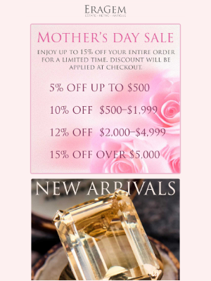 EraGem - Up to 15% Off for Mother's Day