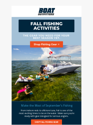 Boat Outfitters - Gear Up for Prime Fall Fishing