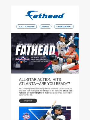 Fathead - Atlanta Hosts the All-Stars - Bring the Hype Home with Fathead