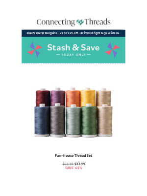 Connecting Threads - Stash and Save!