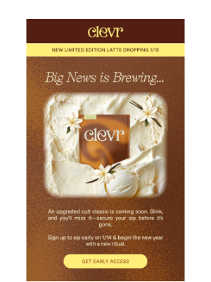 Clevr Blends - A creamy, dreamy new ritual is coming soon 🍯