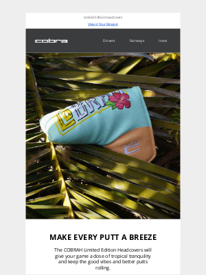 Cobra Golf - Good Vibes Only | COBRAH Headcovers