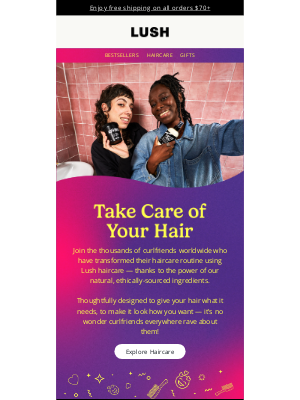 Lush North America - Haircare for all hair types