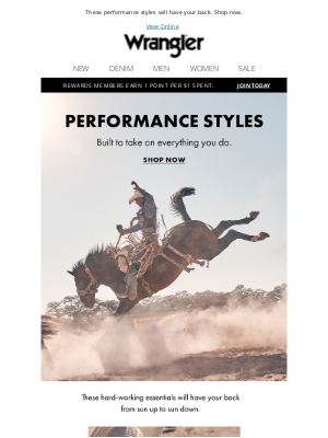 Wrangler - For the cowboy that does it all