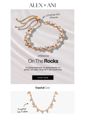 Alex and Ani - *Clink Clink* NEW! On the Rocks Crystal Collection🧊