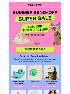 CatLadyBox - ☀️ 30% Off End of Summer Sale ☀️