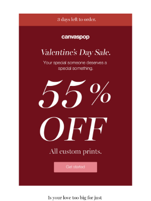 CanvasPop - Order your Valentine’s Day gift today❣️