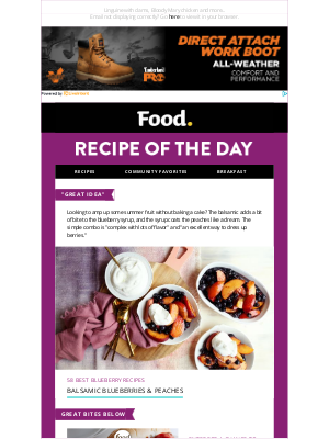 Food.com - Balsamic Blueberries & Peaches: 