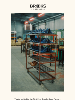 BROOKS ENGLAND - We’re Opening the Doors. For the First Time in Nearly 160 Years.