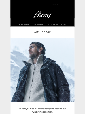 Brioni - Alpine edge