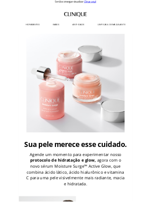 Clinique (Brazil) - Glow imediato + valor revertido em produtos ✨