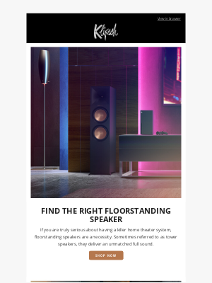 Klipsch - Floorstanding Speakers | Legendary Sound Starts from the Ground Up