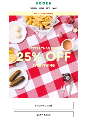Boden USA - 25% OFF: catch of the day 🎣