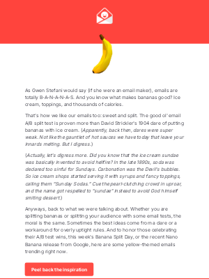 Really Good Emails - If Gwen Stefani built emails…