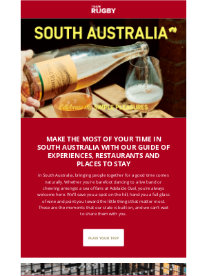Australian Rugby Union (Australia) - Ready for Lions 2025 in South Australia?