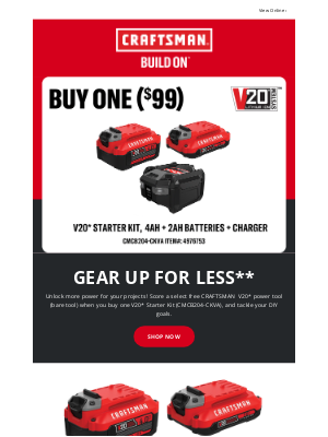 Craftsman - CRAFTSMAN® Days Savings at Lowe's