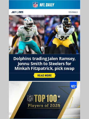 Huge Trade Shakes Up AFC; NFL Top 100 Begins!