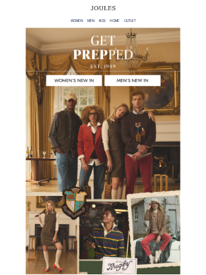 Joules  - Our New Autumn Collection Is Here. Get Prepped