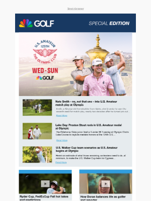 Golf Channel - SPECIAL EDITION: 2025 U.S. Amateur Golf Championship