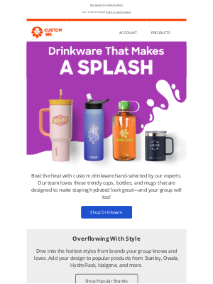 Custom Ink - We dig this drinkware