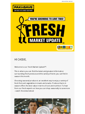 PAK'nSAVE - Catch the autumn savings, Cassie - don’t leaf it too late! 🥝🍎🍠