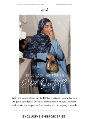 Aab - Discover New Embroideries for Eid
