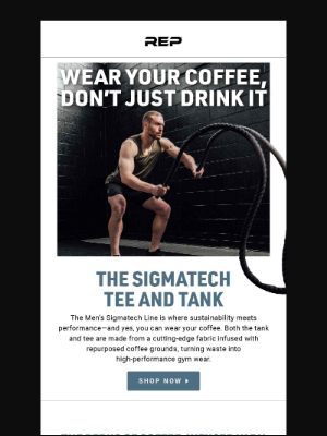REP Fitness - Wear Your Coffee, Don’t Just Drink It