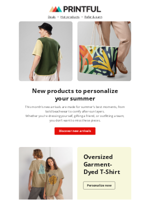 Printful - New arrivals for sun, style, and you 🌞
