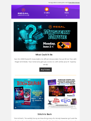 Regal Entertainment Group - Marion, get a $1 mystery candy!