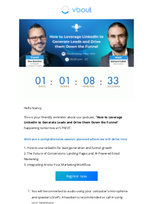 VBOUT - ⏳ [Podcast] Use LinkedIn to Get Leads