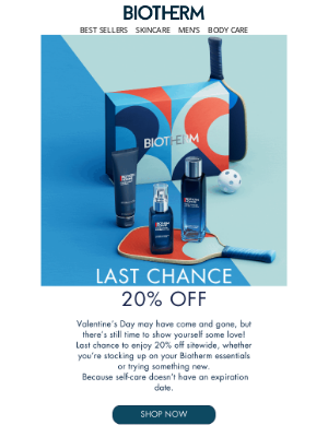 Biotherm - Ross Your last chance! 20% off! 🚨