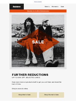 Finisterre - SALE | Further Reductions