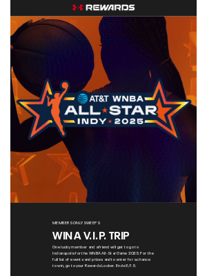 Under Armour - Party like a WNBA All-Star in our new sweeps