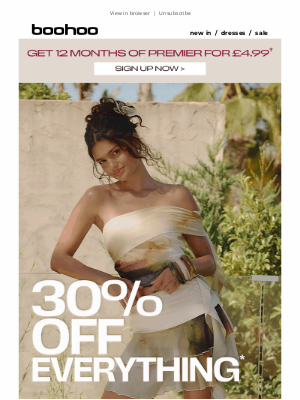 30% OFF EVERYTHING 🌴🌞